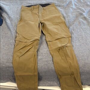 Eddie Bauer Tan Cargo Pants with Reinforced Knees